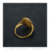 BAF0049 BOBIJOO Jewelry Ring Tailliert Stück Hahn Revers, 20 Francs Gold Marianne