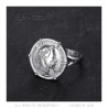 BAF0052 BOBIJOO Jewelry Ring Signet ring Set With Napoleon III Coin Louis Money