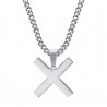 PE0296 BOBIJOO Jewelry Anhänger Kreuz Decussée von Saint Andrew X Silver