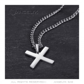 PE0296 BOBIJOO Jewelry Anhänger Kreuz Decussée von Saint Andrew X Silver