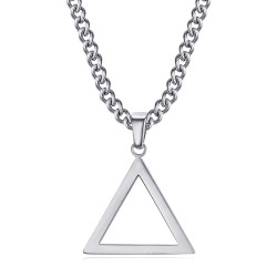 Pendentif Triangle Franc Maçonnerie Argent bobijoo