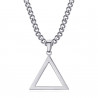 Pendentif Triangle Franc Maçonnerie Argent bobijoo