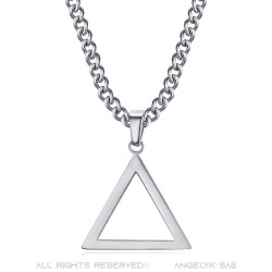 Pendentif Triangle Franc Maçonnerie Argent bobijoo