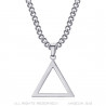 Pendentif Triangle Franc Maçonnerie Argent bobijoo