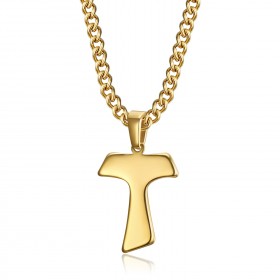 Pendentif Croix de Saint-Antoine Tau Or bobijoo