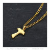 PE0301 BOBIJOO Jewelry Pendant Cross of Saint Anthony Tau Gold