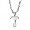 PE0302 BOBIJOO Jewelry Anhänger Kreuz des Heiligen Anthony Tau Silber