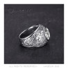 Bague Universitaire Américaine USA Acier Argent bobijoo