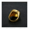 BA0386 BOBIJOO Jewelry Ring Siegelring Napoleon III Hohllicht Gold