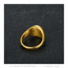 BA0390 BOBIJOO Jewelry Ring Symbol FM Lys Templar Malta Jerusalem Gold
