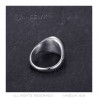 BA0391 BOBIJOO Jewelry FM Symbol Ring Templar Lily Malta Jerusalem Silver