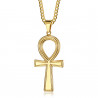 PE0305 BOBIJOO Jewelry Ägyptischer Ankh-Kreuz-Anhänger des Lebensgoldes