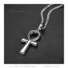 PE0306 BOBIJOO Jewelry Colgante Egipcio de Cruz Ankh de Plata