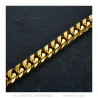 BR0163 BOBIJOO Jewelry Curb chain man big link 15mm Steel Gold