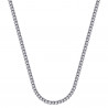 COH0029S BOBIJOO Jewelry Halskette Kette Venezianisches Netz 2mm 55cm Stahl Silber