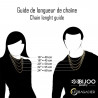 Chaîne Collier Maille Rouleau 3mm 55cm Acier Or bobijoo