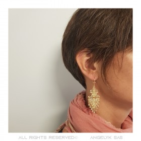 BOF0103 BOBIJOO JEWELRY Ohrringe Metall-Silber-Blumen