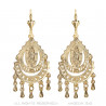 BOF0106 BOBIJOO JEWELRY Orecchini a Penzoloni Silver-tone Metallo Fiori