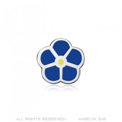 PIN0001 BOBIJOO Jewelry Pino Fiore Non Ti Scordar Di Me Massonica Collo Con Revers
