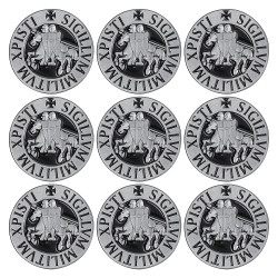 Lotto di 9 Perni di Tenuta Cavalieri Templari, 25mm  IM#18575