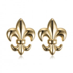 Lot of 2 Pin Stickpin Brooch Fleur-de-Lys Brass  IM#18628