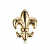 Pins Fleur de Lys en laiton Doré à l'or fin bobijoo