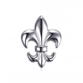 PIN0026-1 BOBIJOO Jewelry Fleur-de-Lys pins in silver brass