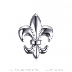 PIN0026-1 BOBIJOO Jewelry Fleur-de-Lys-Stifte aus Silbermessing