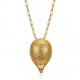 Pendentif hérisson pour femme au style gitan Acier Or bobijoo