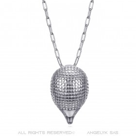 Pendentif hérisson pour femme au style gitan Acier Argent bobijoo