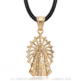 Pendentif sainte Sara Or rose, Patronne des gitans bobijoo