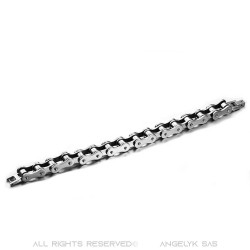 Bracelet chaine moto Bijou acier inoxydable 316L  IM#18737