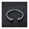 BR0257 BOBIJOO Jewelry Pulsera cable mujer Acero inoxidable con bolas