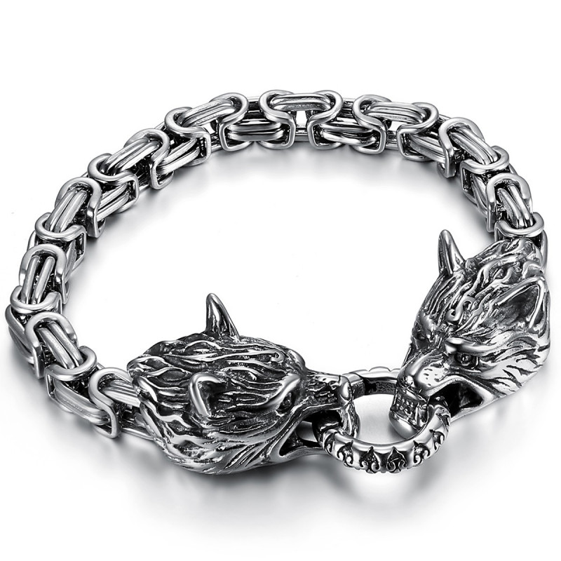 BR0008 BOBIJOO Jewelry Armband Gliederarmband Silber