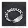 Bracelet franc-maçon large pour homme 23cm en acier bobijoo