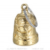 MOT0030 BOBIJOO Jewelry Guardian bell Eagle Ride to Live Steel Gold