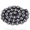 COH0018 BOBIJOO Jewelry Set collana + bracciale chicco di caffè in acciaio argentato