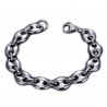 BR0268 BOBIJOO Jewelry Bracciale chicco di caffè Acciaio Argento: 4 misure tra cui scegliere