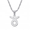 PEF0064S BOBIJOO Jewelry Collana con segno zodiacale in acciaio inossidabile argento