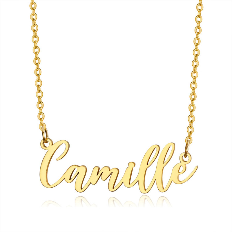 Collier prénom Femme Acier inoxydable Plaqué Or au choix bobijoo Collier prénom Femme Acier inoxydable Plaqué Or au choix bobijoo