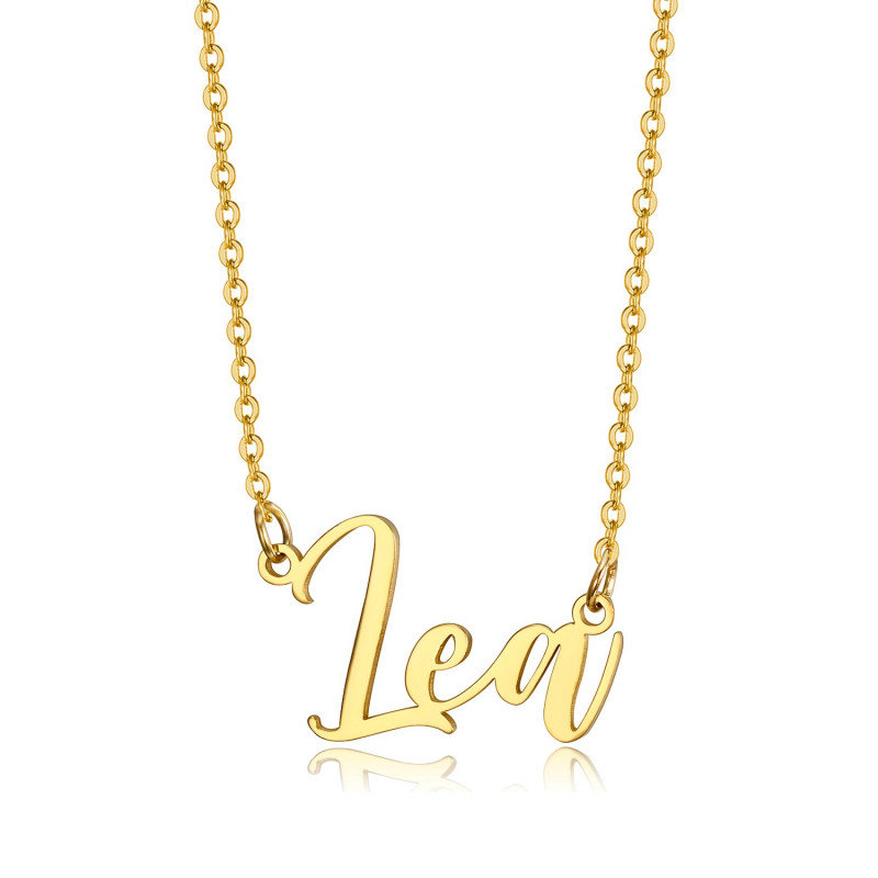 Collier prénom Femme Acier inoxydable Plaqué Or au choix bobijoo Collier prénom Femme Acier inoxydable Plaqué Or au choix bobijoo