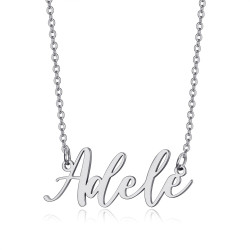 Collier prénom Femme Acier inoxydable Argenté au choix bobijoo