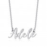 Name necklace for women Stainless steel Silver to choose from bobijoo