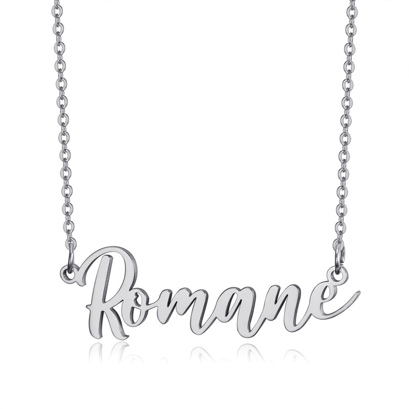 Collier prénom Femme Acier inoxydable Argenté au choix bobijoo