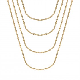 COH0037 BOBIJOO Jewelry Singapore mesh catena da donna in acciaio oro
