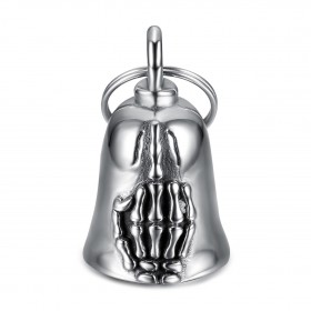 MOT0036 BOBIJOO Jewelry Guardian bell Dito medio Biker in acciaio 316L