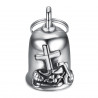 MOT0038 BOBIJOO Jewelry Schutzglocke Latin Cross Bécane 316L Stahl