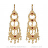 Boucles d'oreilles créoles savoyardes Cameron  IM#19768