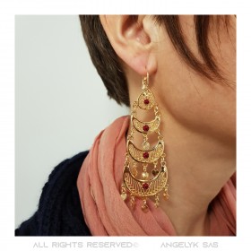 Boucles d'oreilles créoles savoyardes Cameron  IM#19770