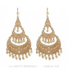 Flamenco Savoyard hoop earrings  IM#19790